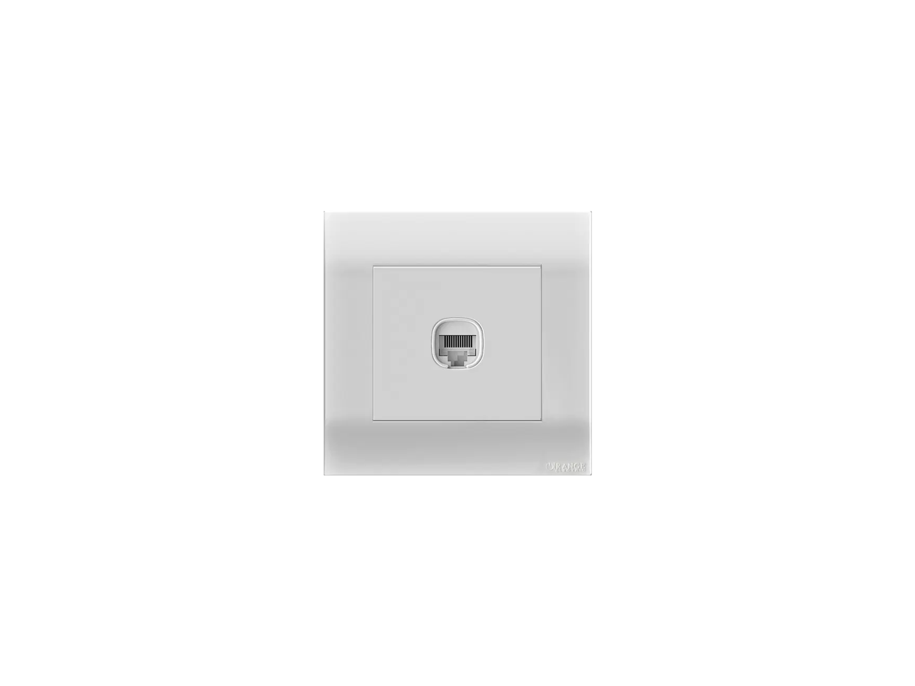 AK DATA SOCKET 1GANG 8WIRE 8CON WHITE